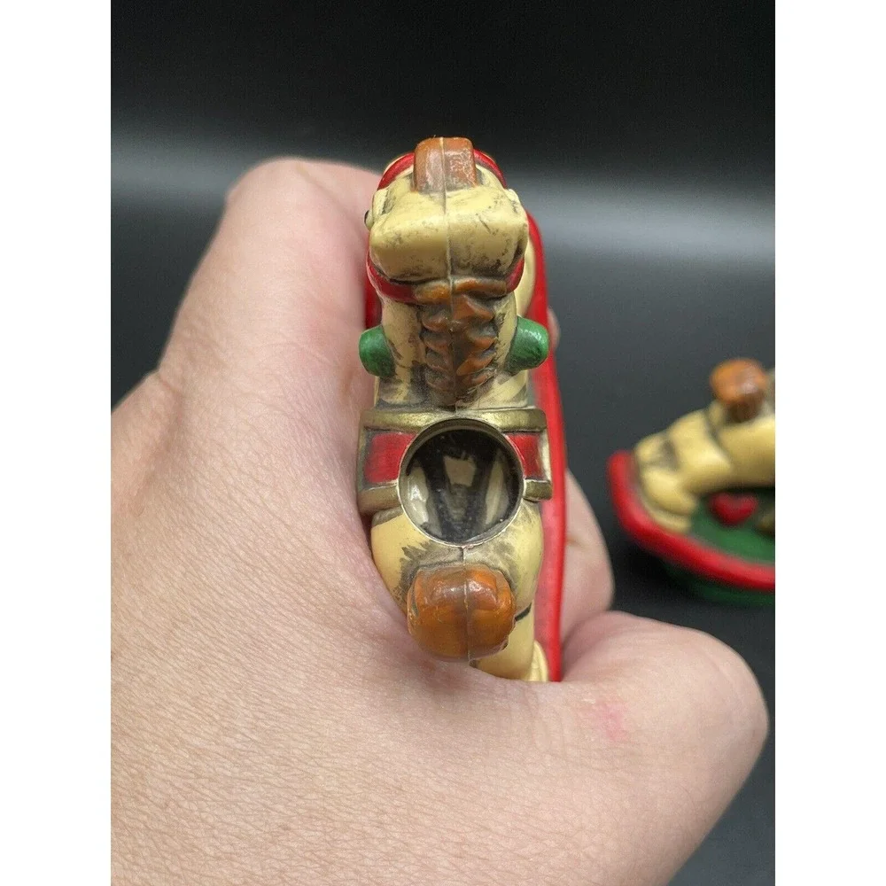 Rocking Horse Candles by Holiday Memories Collector Ornament Vintage